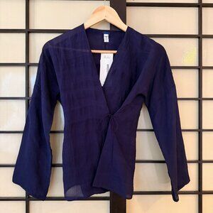 Dosa Silk Wrap Blouse